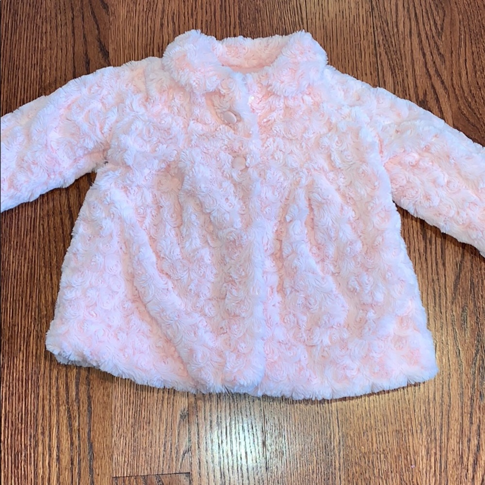 Boutique faux fur baby jacket